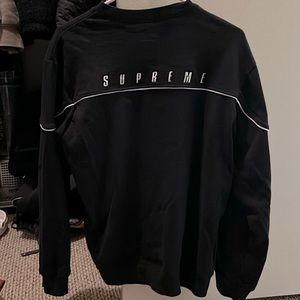 SUPREME LONG SLEEVE PIPING TEE SIZE SMALL